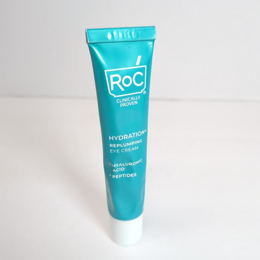 ROC Hydration+ Replumping Eye Cream 0.6 fl oz Hyaluronic Acid New (Dented Tubes)